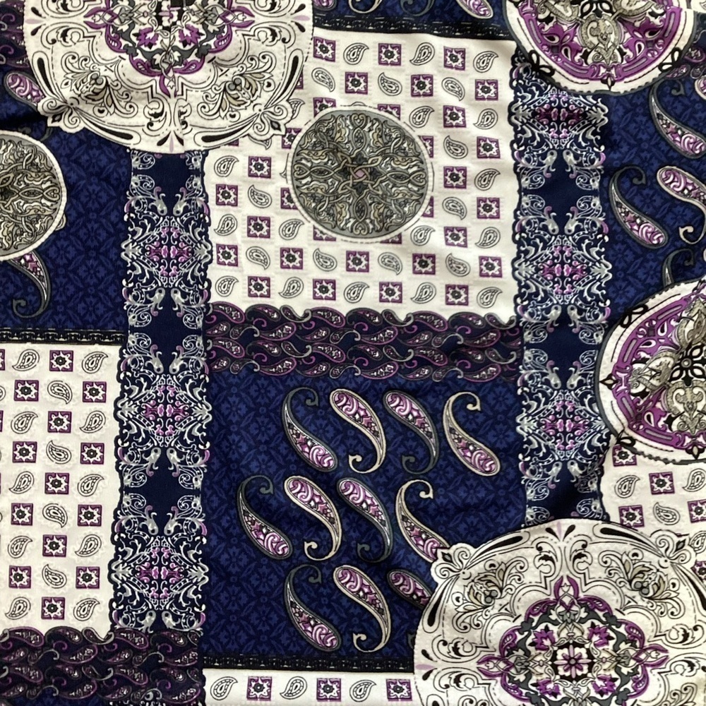 Northern Reflections Long Sleeve Women’s Shirt Northern Traditions Patchwork NWT - Picture 8 of 8